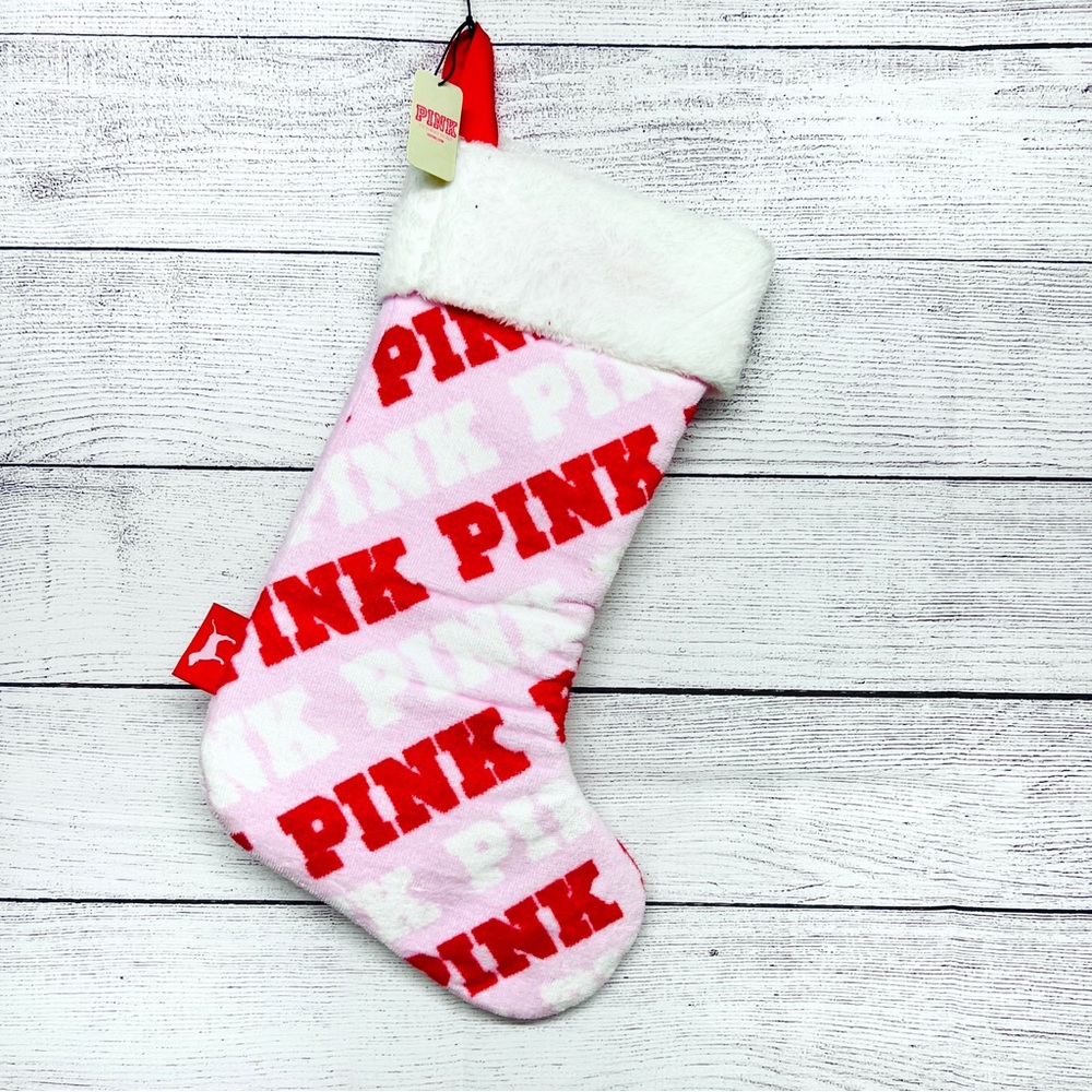 Victoria’s Secret PINK Holiday Stocking Limited Edition New With Tags - Picture 2 of 7